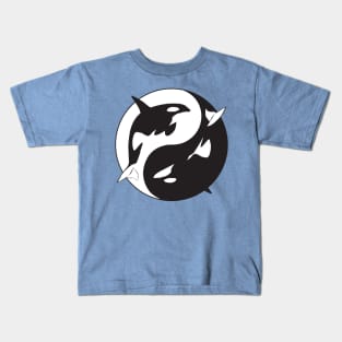 Orca Yin Yang Kids T-Shirt